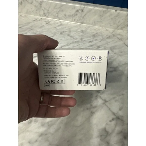 Michael Todd Sonicsmooth Pro+ Sonic Dermaplaning and Facial Hair/Open Box/NEW - Picture 16 of 16